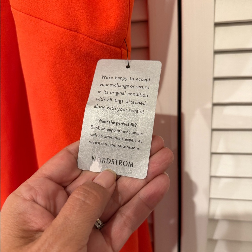 Vince Camuto Vibrant Orange Dress - Picture 4 of 8